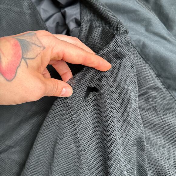 Vintage Y2K Nike Track Jacket Men's XL‎ Black Athletic Training Soccer 4191 - Picture 7 of 11